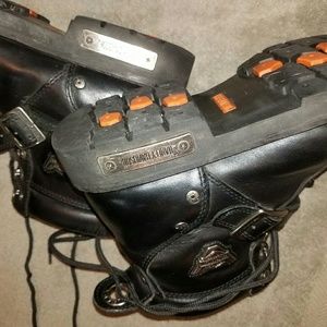 Harley Davidson motorcycle riding boots